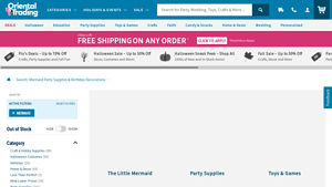 Oriental Trading - Mermaid Party Supplies