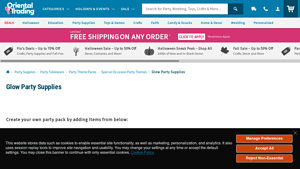 Oriental Trading - Glow Party Supplies