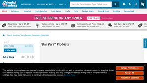 Oriental Trading - Star Wars™ Party Supplies & Costumes