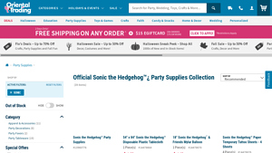 Sonic the Hedgehog™ - Party Supplies Collection