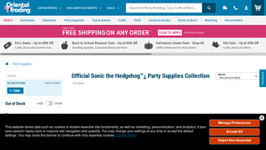Sonic the Hedgehog™ - Party Supplies