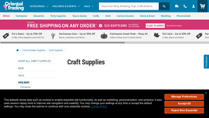Oriental Trading - Wholesale Craft Supplies