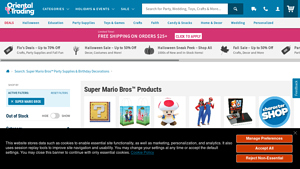 Oriental Trading - Super Mario™ Party Supplies