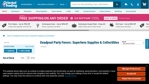 Oriental Trading - Deadpool Ceramic Camper Mugs