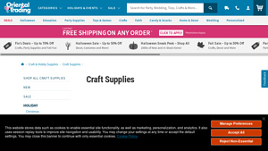 Oriental Trading - Wholesale Craft Supplies