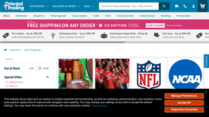 Oriental Trading - Football Party Supplies