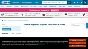Monster High - Costumes & Wigs