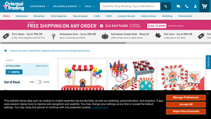 Oriental Trading - Carnival Theme Party Supplies