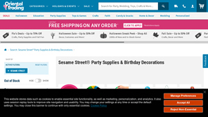 Sesame Street® - Medium Nonwoven Drawstring Bags
