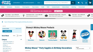 Oriental Trading - Mickey Mouse™ Party Supplies