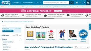 Super Mario™ - Key Party Supplies