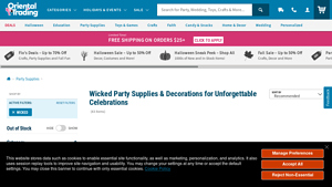 Oriental Trading - Wicked Party Supplies & Decorations