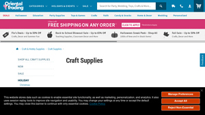 Oriental Trading - Wholesale Craft Supplies