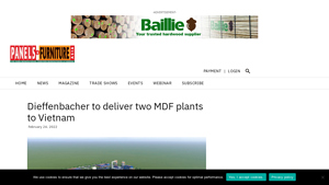 Dieffenbacher - MDF Plants for Kim Tin Group