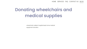 Papermoon Moves - Wheelchair & Medical Supply Donations