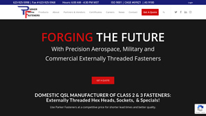 Parker Fasteners - High-Precision Externally Threaded Fasteners