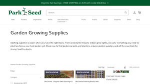 Park Seed - Garden Growing Supplies