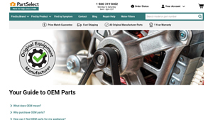 PartSelect - OEM Replacement Parts