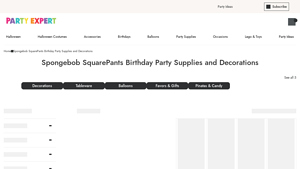 Party Expert - Spongebob Birthday Supplies