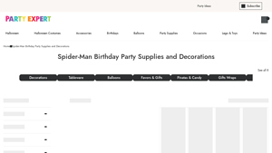 Party Expert - Spider-Man Birthday Party Collection