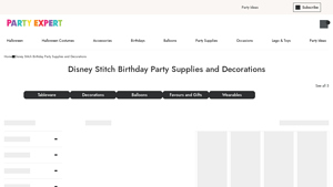 Party Expert - Disney Stitch Birthday Supplies