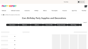 Party Expert - Cars Birthday Party Supplies