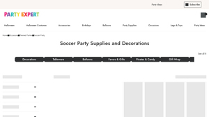 Party Expert - Soccer Party Supplies