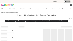 Party Expert - Frozen 2 Birthday Collection