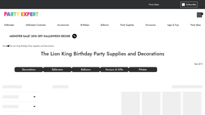 Party Expert - Lion King Birthday Party Supplies