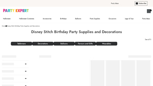 Party Expert - Stitch Birthday Supplies