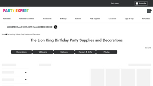 Party Expert - The Lion King Birthday Party Supplies