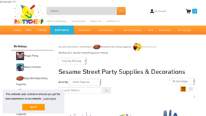 PartyCheap - Sesame Street Tableware and Favors