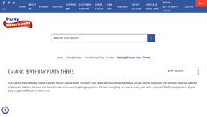 Party Decorations - Gaming Party Plastic Tablecover