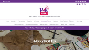 Party Direct - Harry Potter Party Supplies
