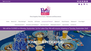 Sonic the Hedgehog - Party Supplies