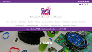 Party Direct - Gamer Party Deluxe Kit