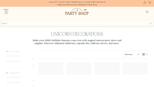 PartyShop - Magical Unicorn Party Supplies