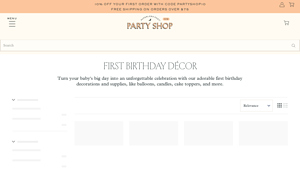 PartyShop - Blue Onederland Party Supplies