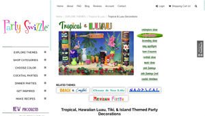 Party Swizzle - Tropical Party Decorations