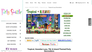 Party Swizzle - Tropical Party Decorations