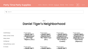 Party Time - Daniel Tiger's Neighborhood Supplies