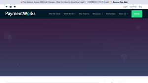 PaymentWorks - Secure Vendor Verification
