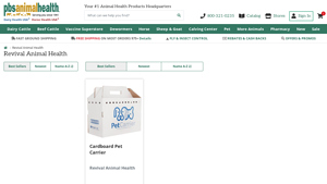 PBS Animal Health - Cardboard Pet Carrier 21006