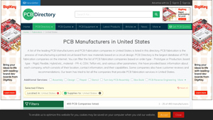 PCB Directory - PCB Manufacturers & Services