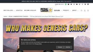 Pedal Commander - Genesis Vehicles