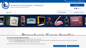 Pennsylvania Notary - Locking Zipper Bag