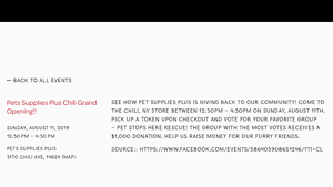 Pets Supplies Plus - Grand Opening Event