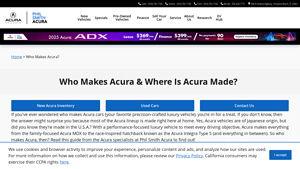 Acura - Key Models