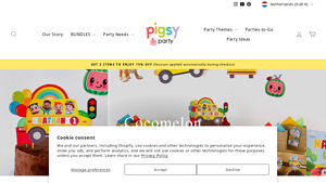 Pigsyparty - Cocomelon Party Supplies