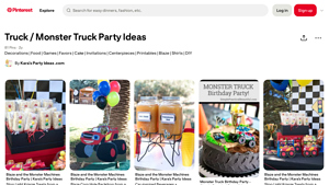 Pinterest - Truck Party Ideas